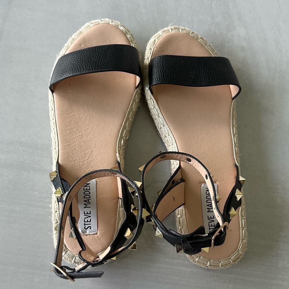 Steve Madden Black Women's Sandals